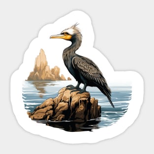 Cormorant Sticker